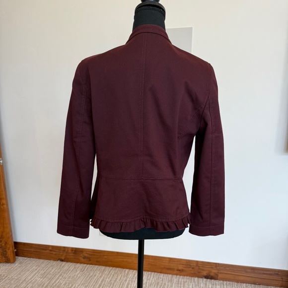 Ann Taylor Ruffled Bottom Jacket - Picture 2 of 5